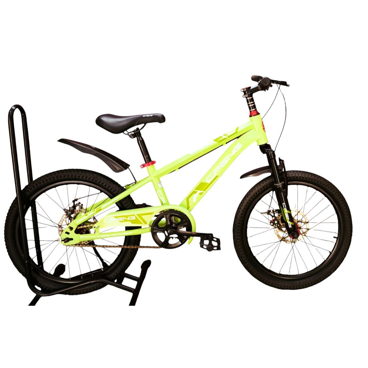 GENERICO - Bicicleta Aro 20 Cfeng Con Freno Disco Verde Claro