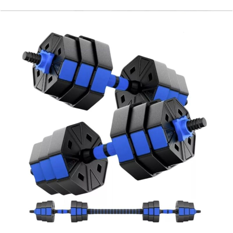 GENERICO - Mancuernas Ajustables Set 30 Kg Gav 2en1 + Barra