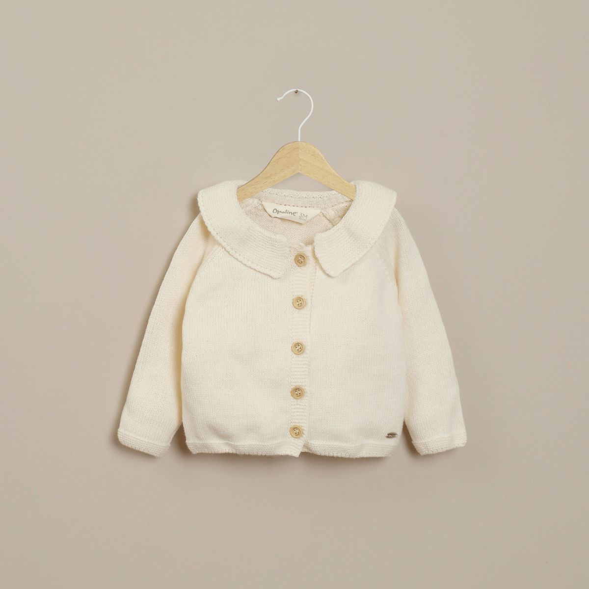 OPALINE - Chalecos Bebé niña Blanco 40104 Opaline