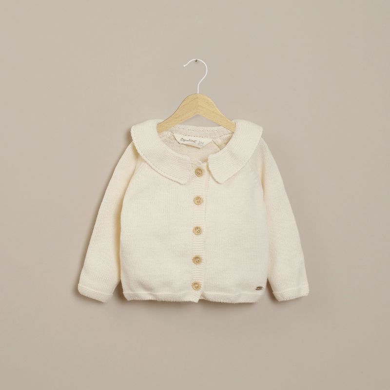 OPALINE - Chalecos Bebé niña Blanco 40104 Opaline 