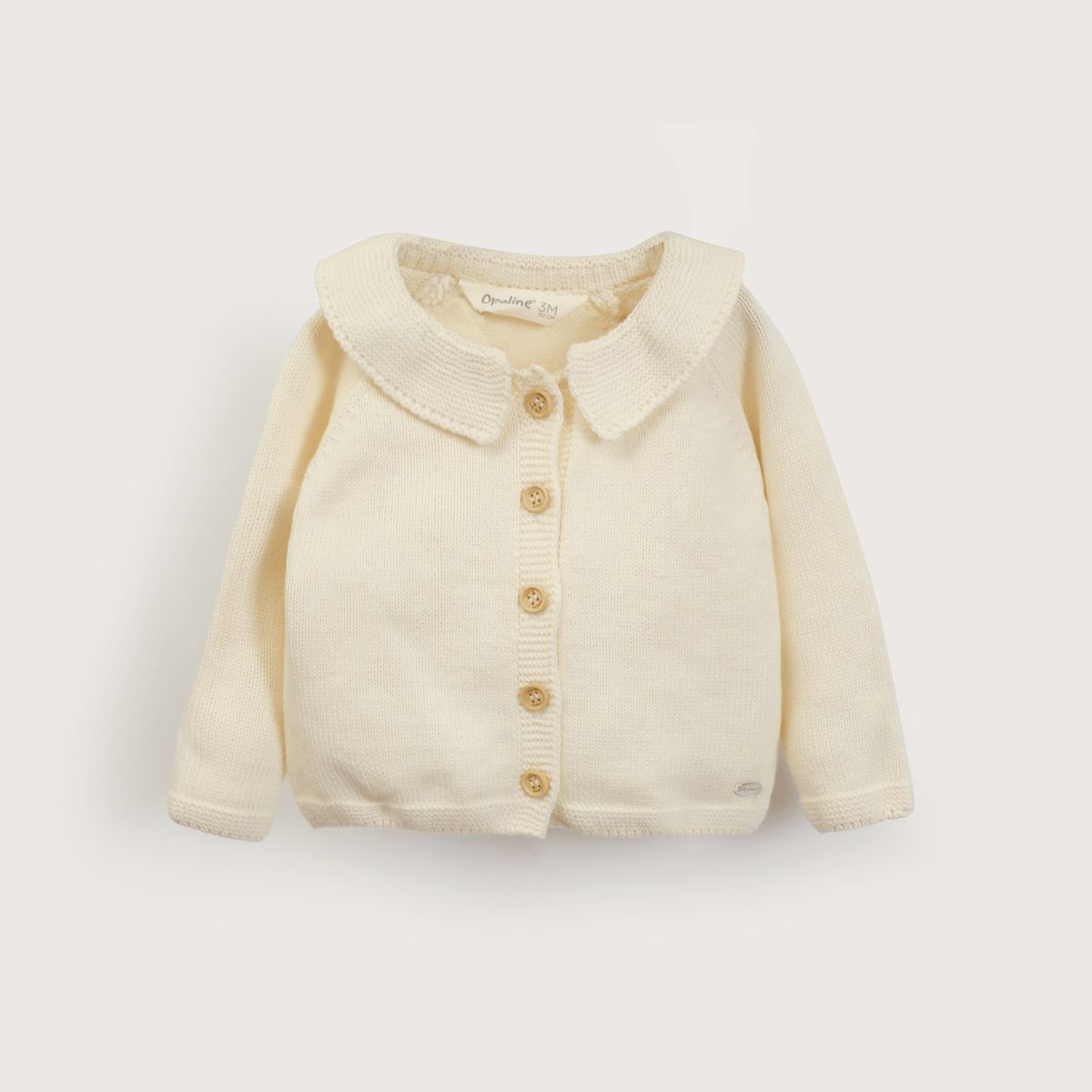 OPALINE - Chalecos Bebé niña Blanco 40104 Opaline