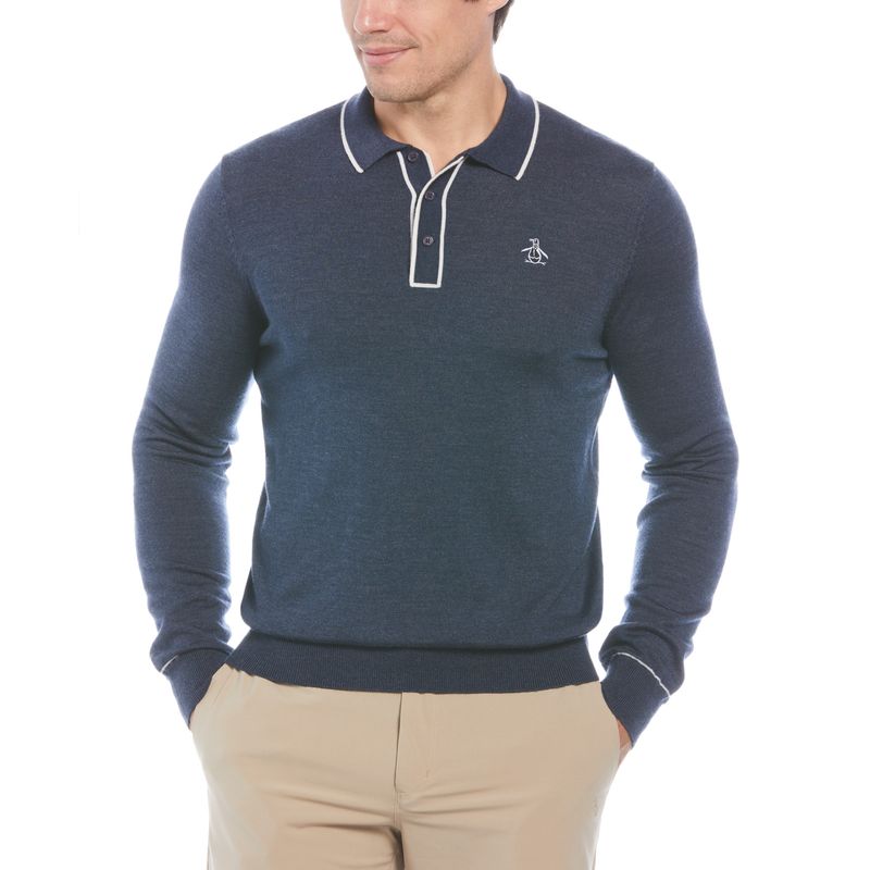 ORIGINAL PENGUIN - Tejido De Hombre Melange Navy Original Penguin