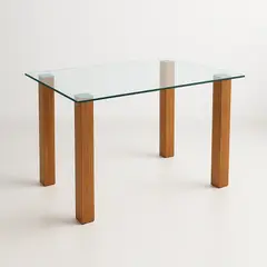 KLIK - Mesa de comedor vidrio Quadra 120x80