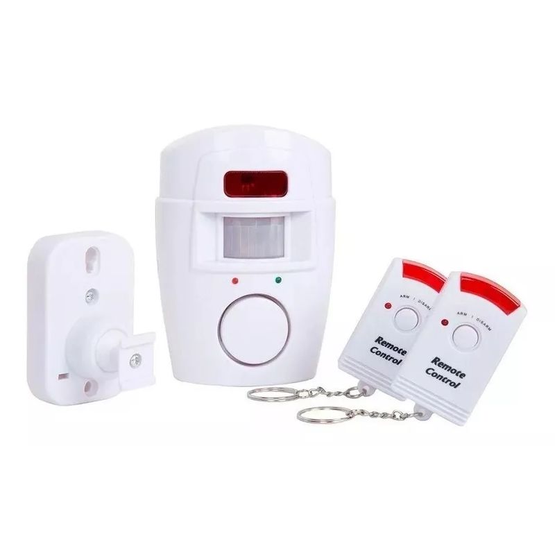 GENERICO - Alarma Casa Inalámbrica Sensor Movimiento Control Remoto