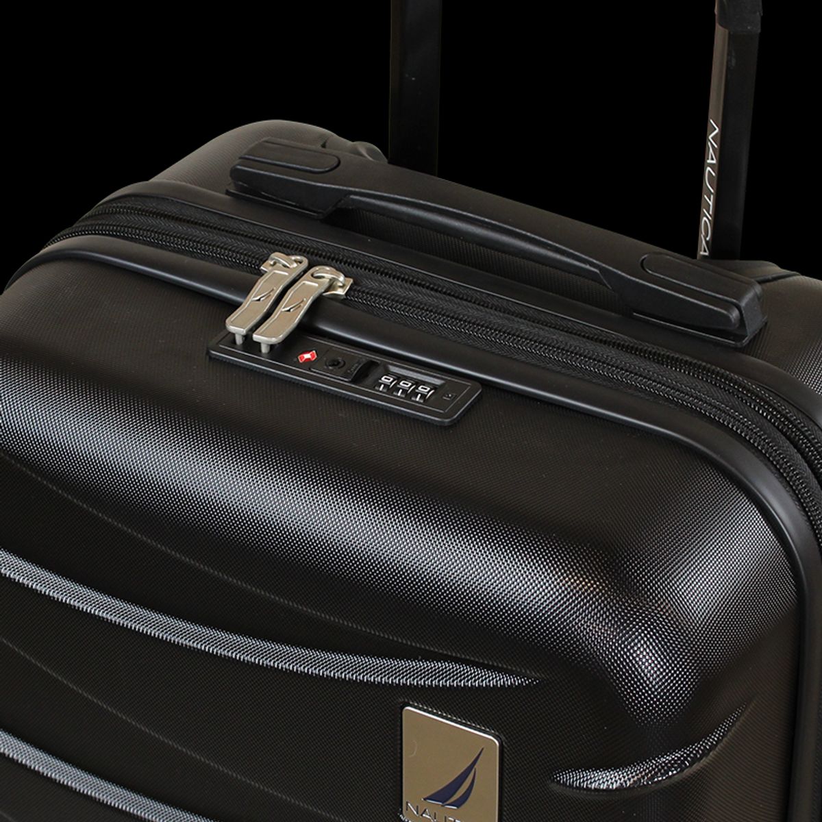 NAUTICA - Maleta grande Mónaco negra L 23kg Nautica