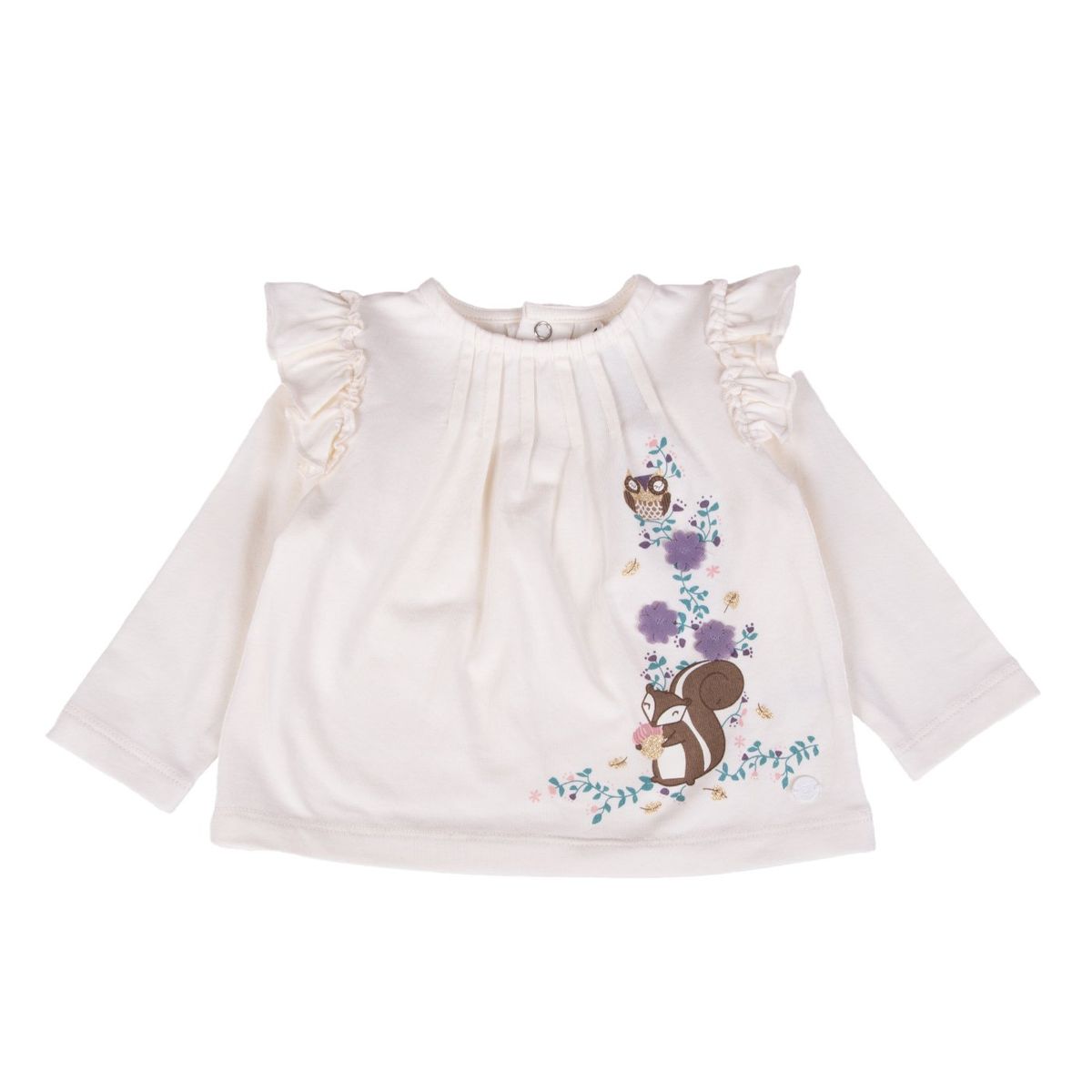 PILLIN - Polera Bebe  Blanco Pillin ( PVB617-25CRU )