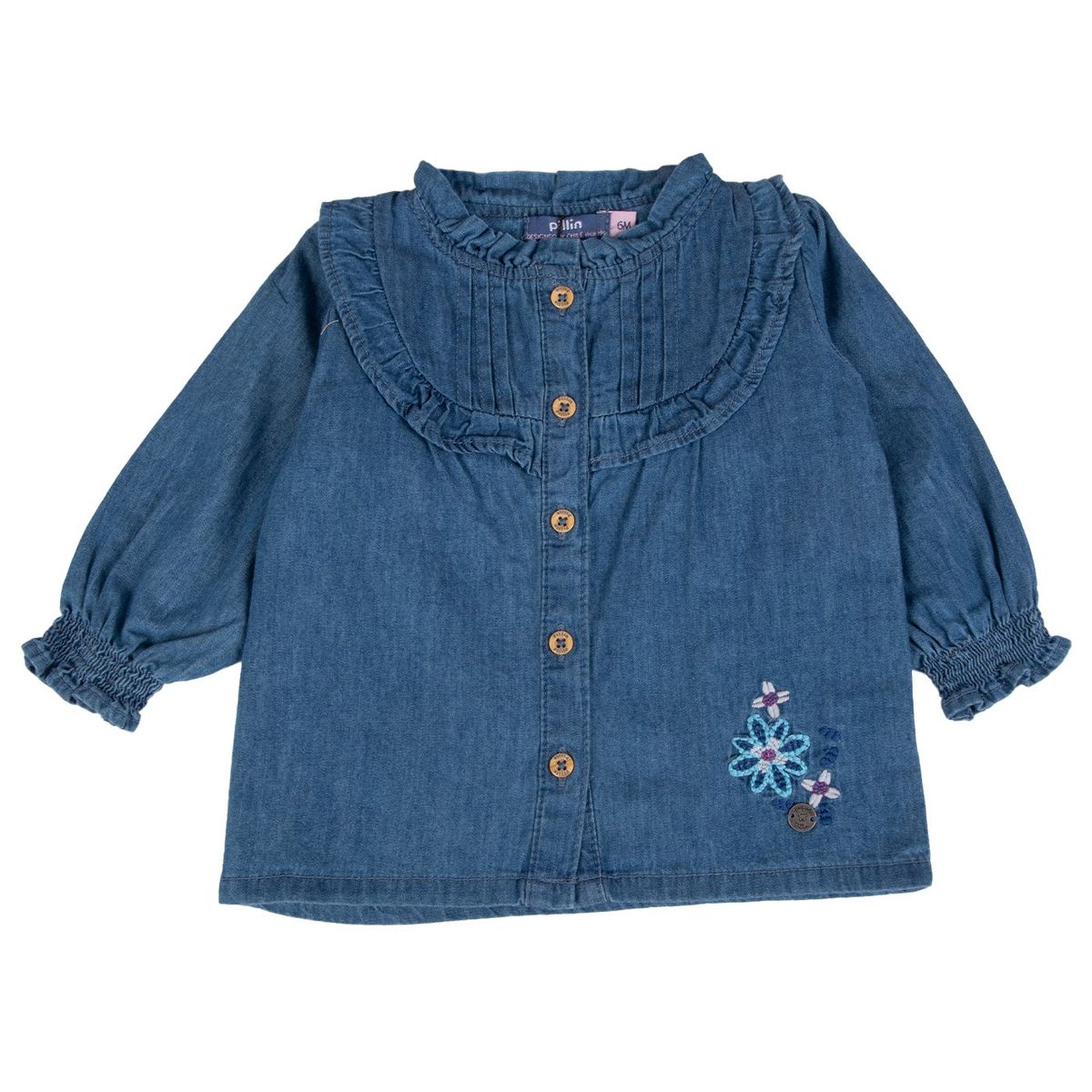 PILLIN - Blusa Bebe  Azul Pillin ( PVB706-25DEN )