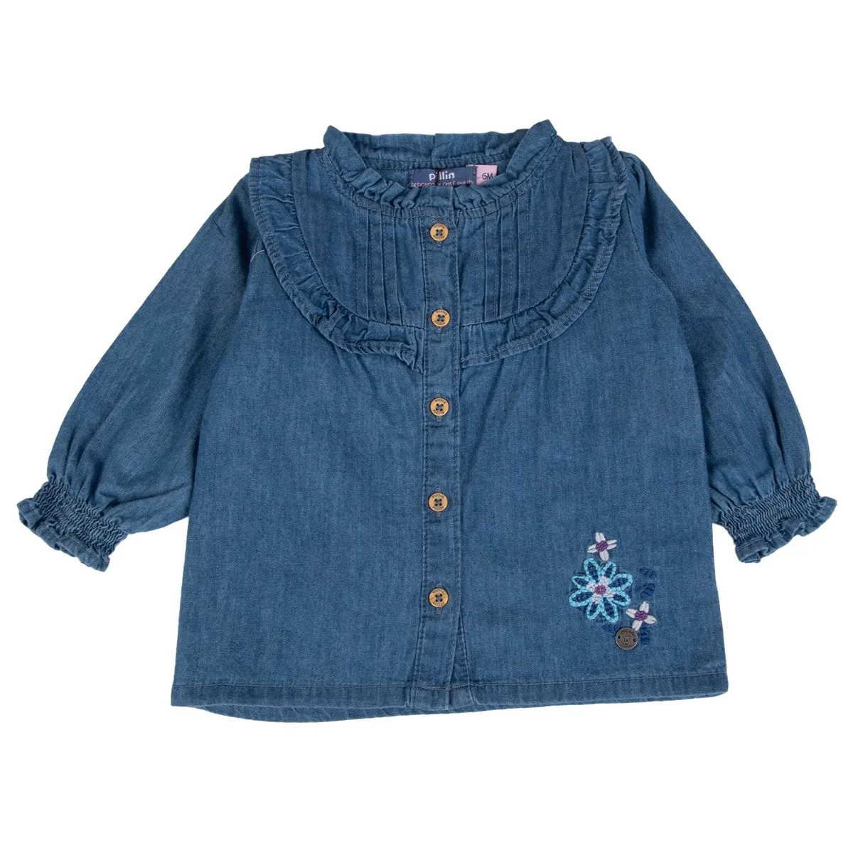 PILLIN - Blusa Bebe  Azul Pillin ( PVB706-25DEN )