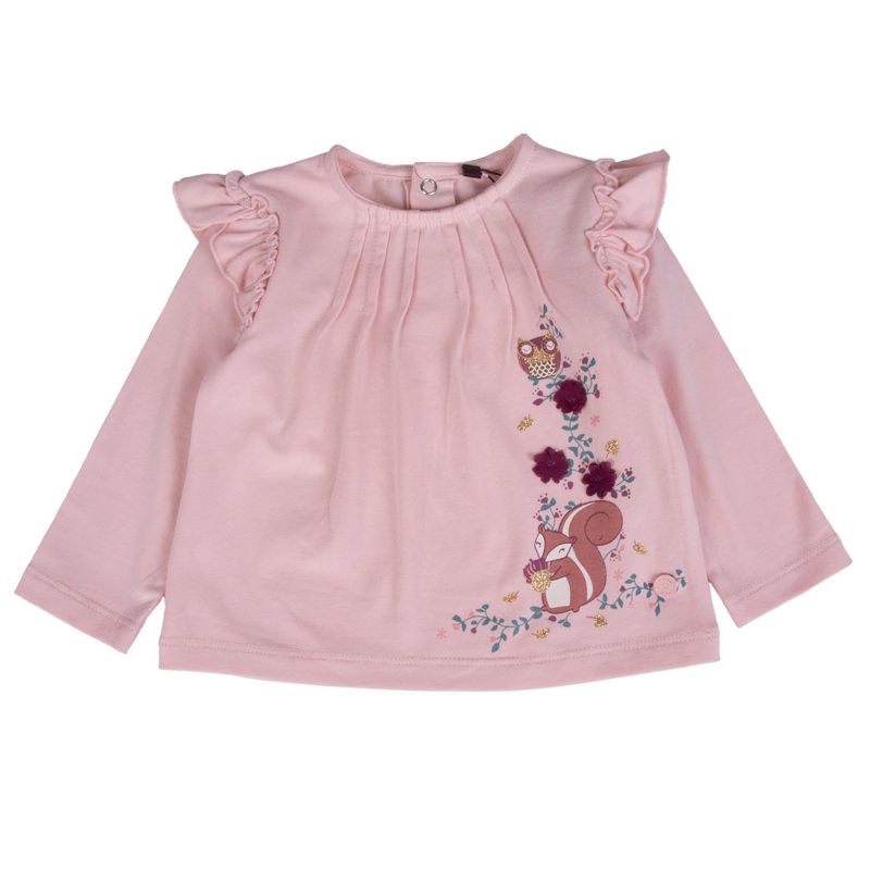 PILLIN - Polera Bebe  Rosado Pillin ( PVB617-25ROS )