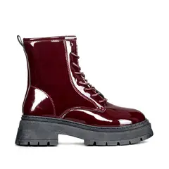WEIDE - Botin Casual Mujer Burdeo Plataforma SL30