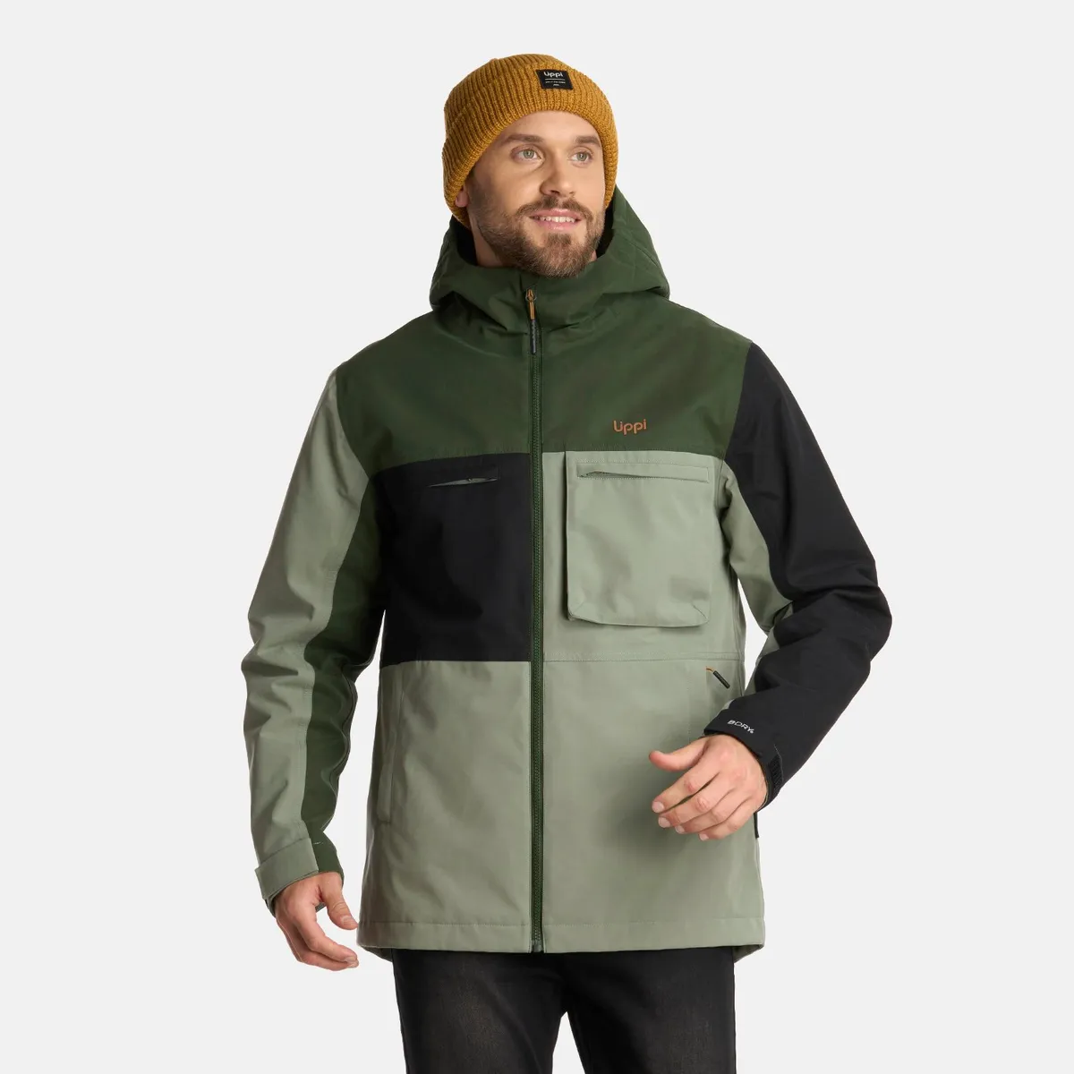 LIPPI - Chaqueta Hombre Citizen Warm B-Dry Hoody Jacket Jade Oscuro Lippi