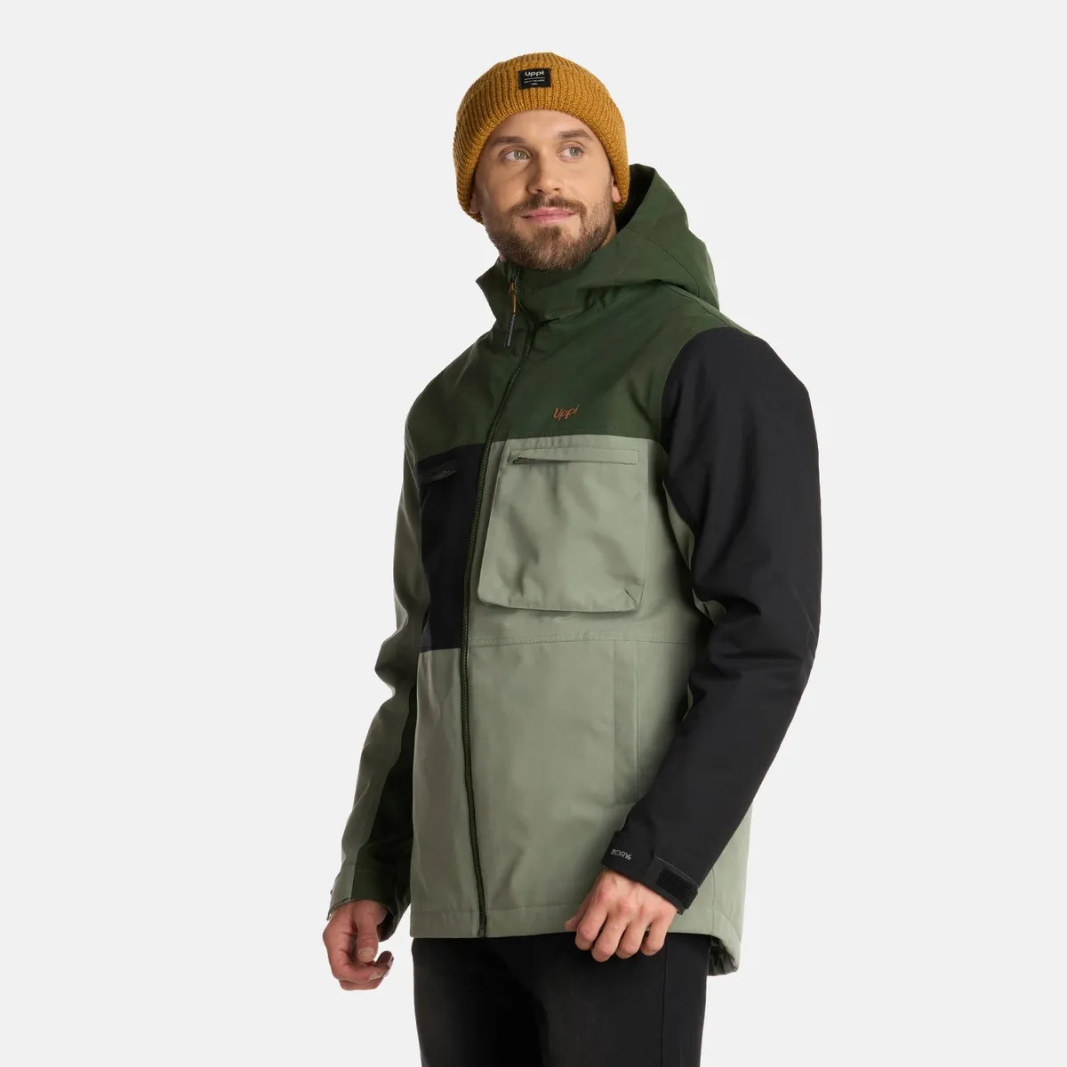 LIPPI - Chaqueta Hombre Citizen Warm B-Dry Hoody Jacket Jade Oscuro Lippi