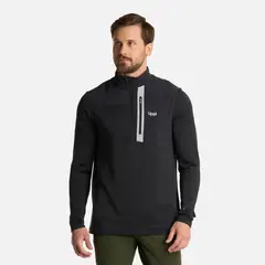 LIPPI - Polerón Hombre Karova Nano-F 14 Zip Negro