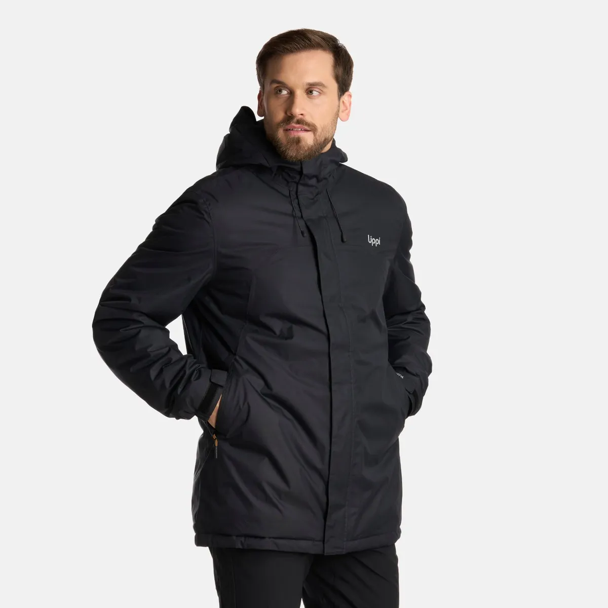 LIPPI - Chaqueta Hombre Gunther B-Dry Hoody Jacket Negro Lippi