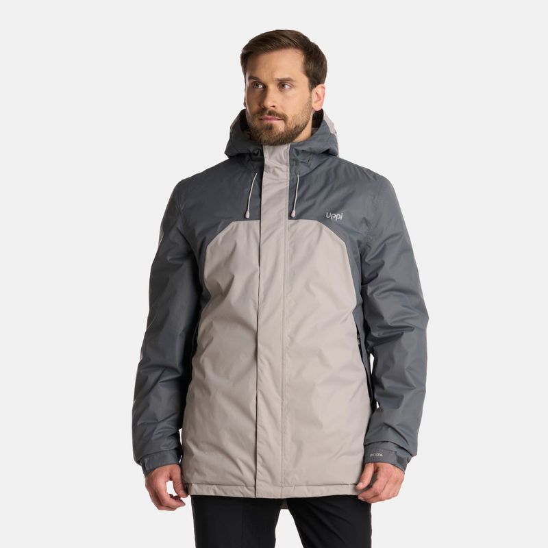 LIPPI - Chaqueta Hombre Gunther B-Dry Hoody Jacket Gris Medio Lippi