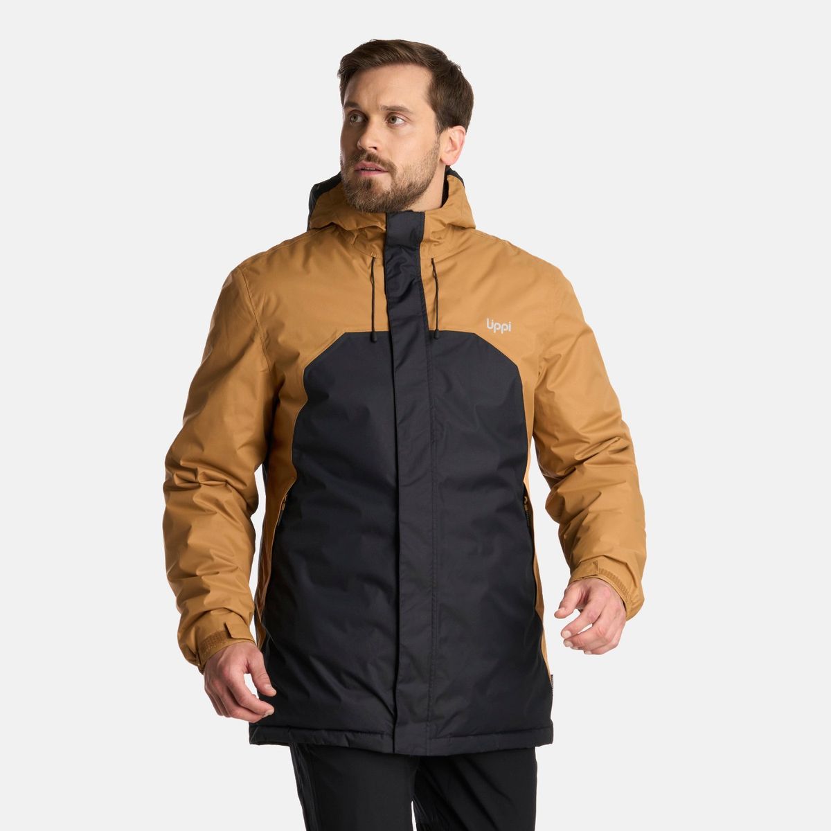 LIPPI - Chaqueta Hombre Gunther B-Dry Hoody Jacket Café Claro Lippi