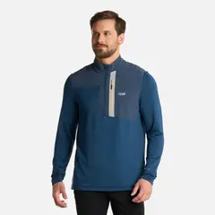 LIPPI - Polerón Hombre Karova Nano-F 14 Zip Azulino