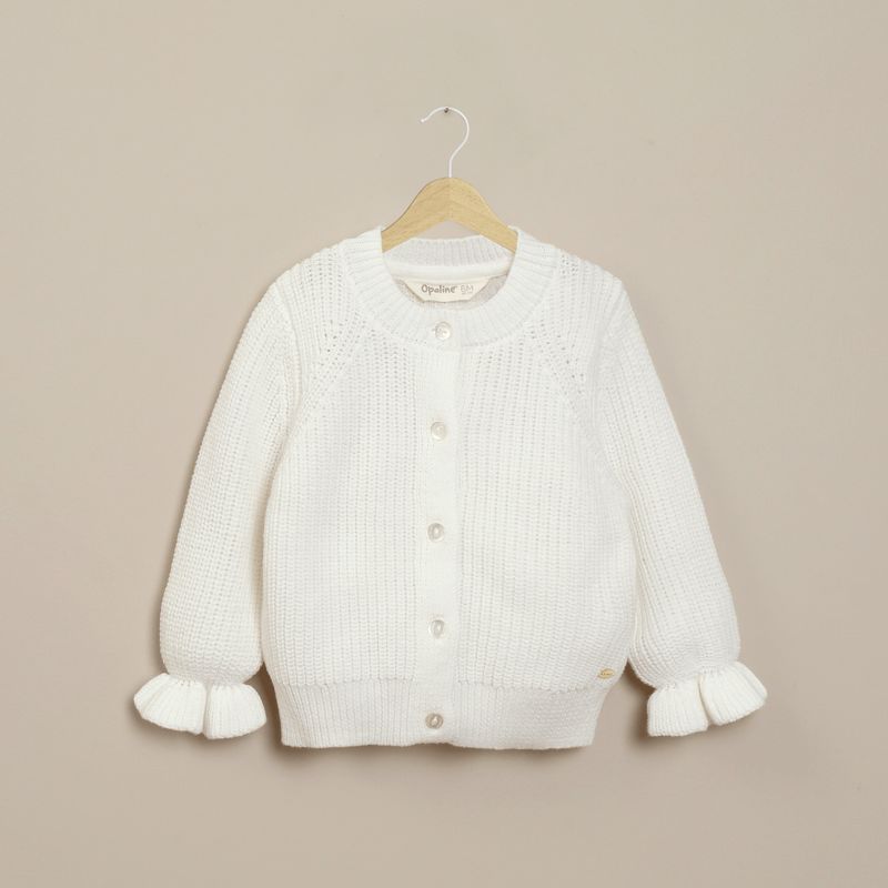 OPALINE - Chalecos Bebé niña Blanco 40105 Opaline .