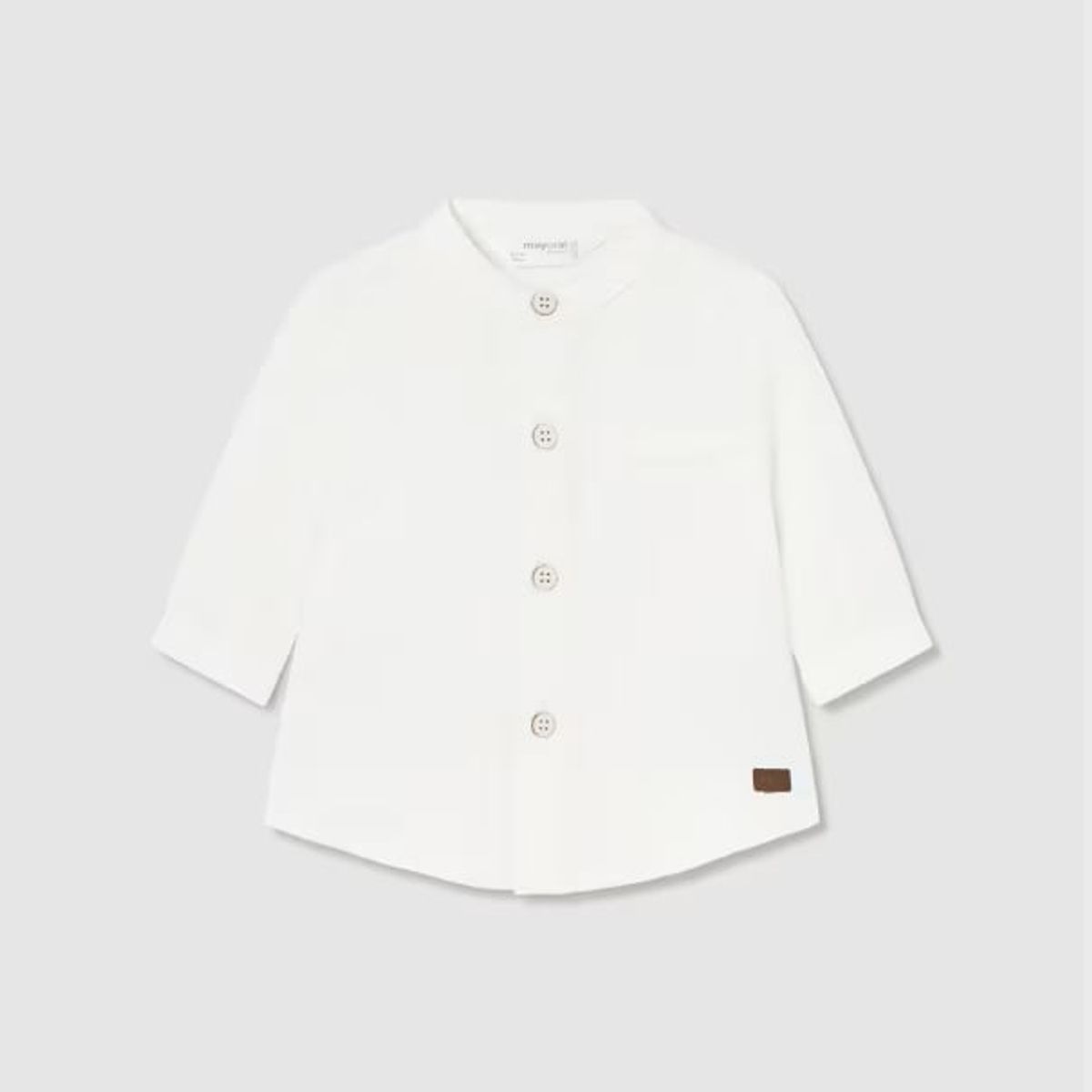 MAYORAL - Elegante Camisa cuello mao recién nacido