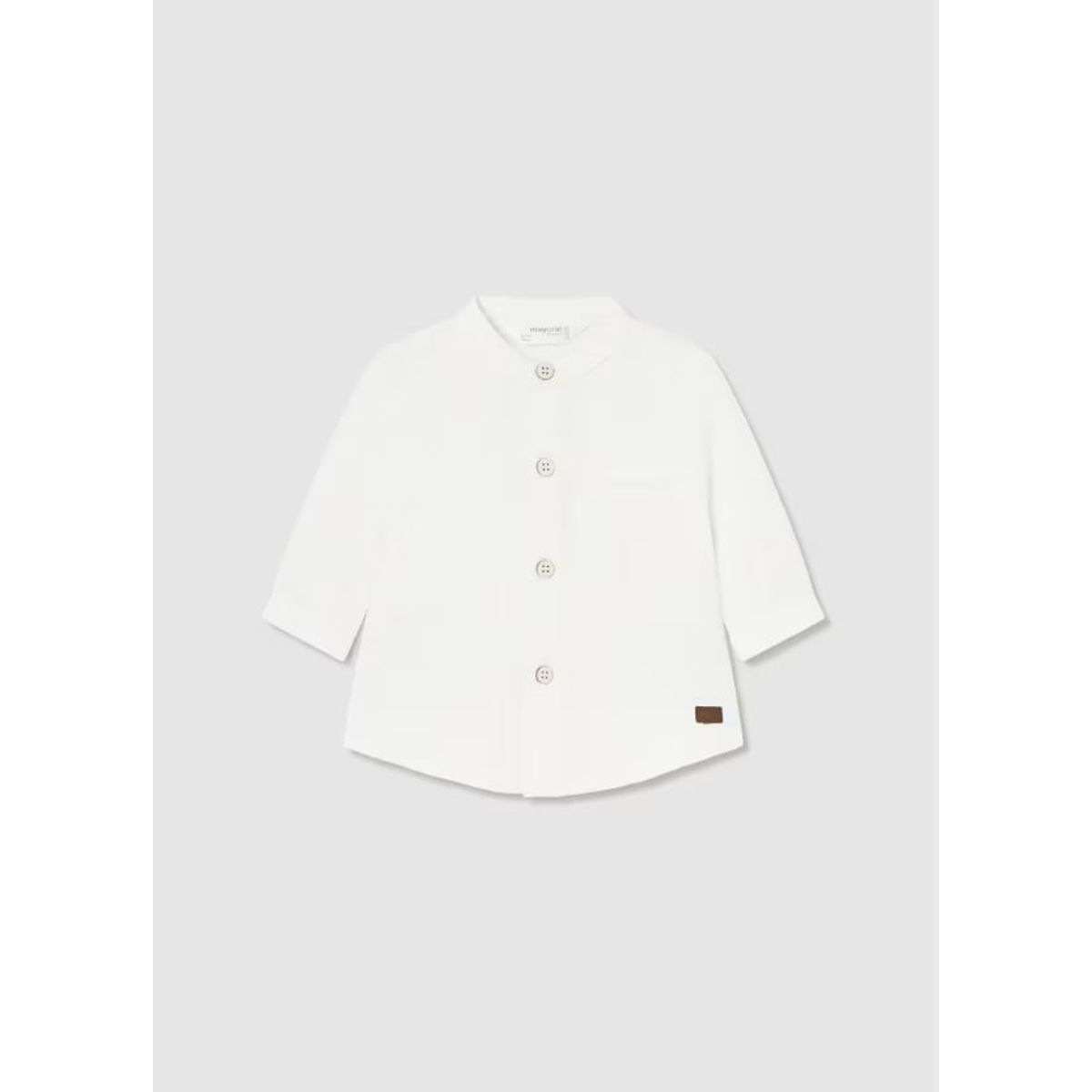 MAYORAL - Elegante Camisa cuello mao recién nacido