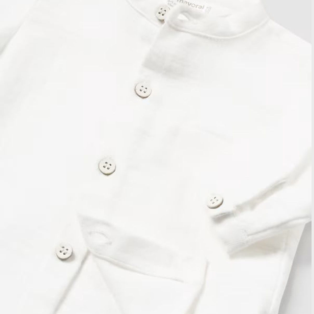 MAYORAL - Elegante Camisa cuello mao recién nacido