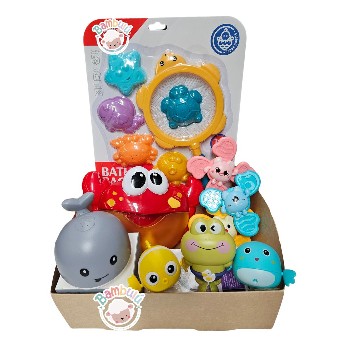  - Kit Juguetes Para Baño De Bebe Divertido Regalo Baby Shower