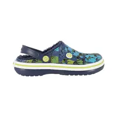 BAMERS - Zuecos Joven Refugio Line Azul Print