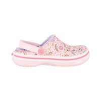 Zuecos Joven Refugio Line Rosa Print