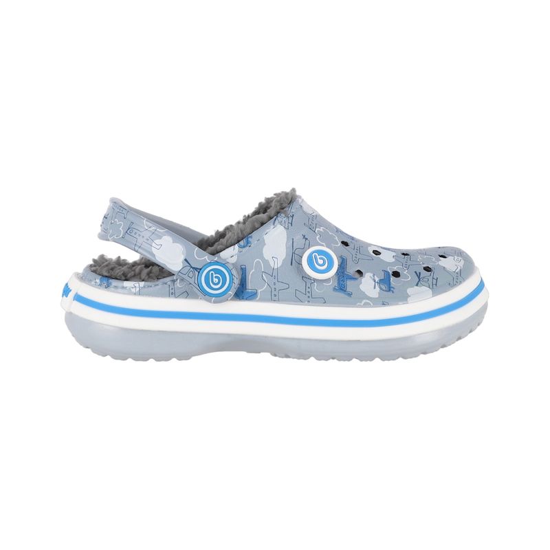 BAMERS - Zuecos Niños Bamers Refugio Line Print