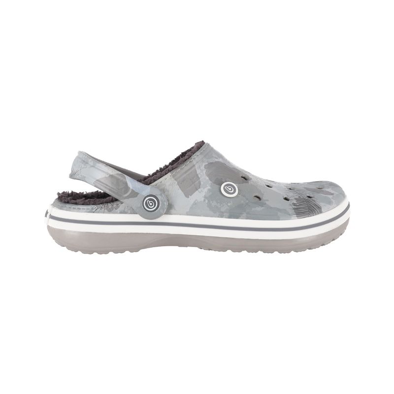 BAMERS - Zuecos Hombre Bamers Refugio Gris Print