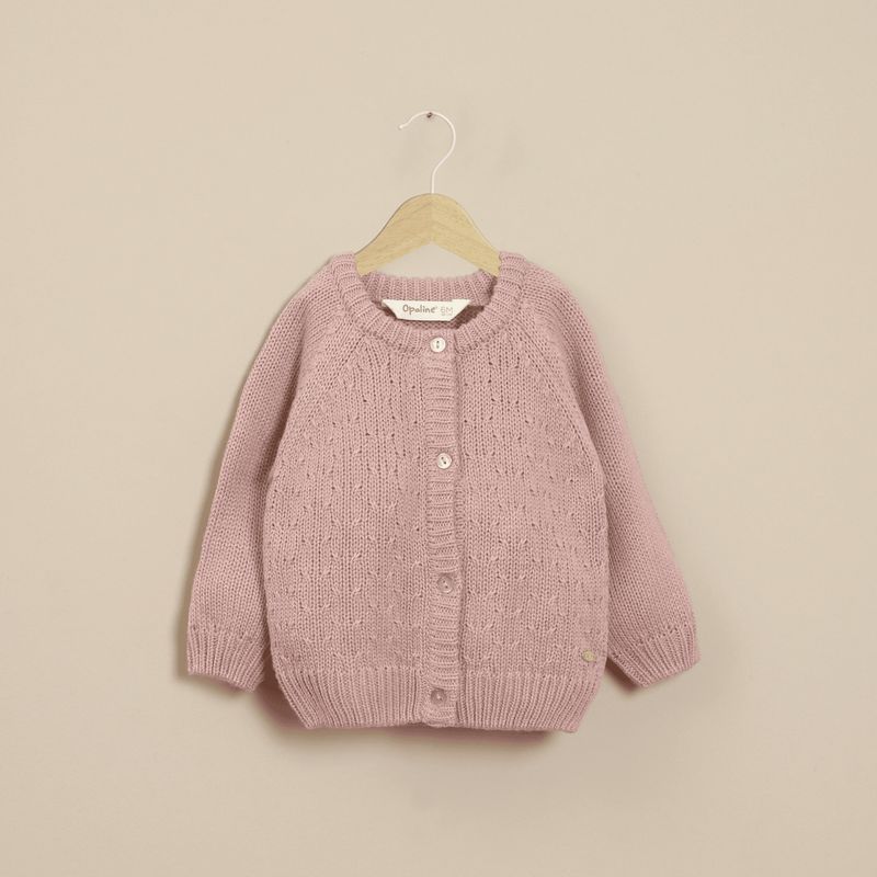 OPALINE - Chalecos Bebé niña Morado 40100 Opaline