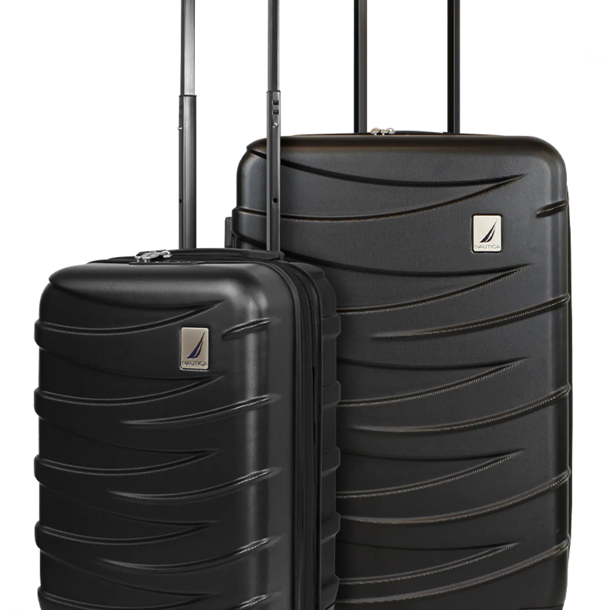 NAUTICA - Pack 2 maletas S+M Mónaco de 10 y 20kg negra Nautica