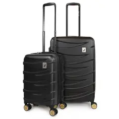 NAUTICA - Pack 2 maletas S+M Mónaco de 10 y 20kg negra