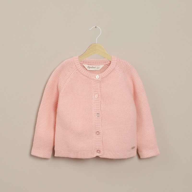 OPALINE - Chalecos Bebé niña Rosado 40107 Opaline