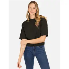 MAUI AND SONS - Polera MC Honu Negro Mujer - Negro