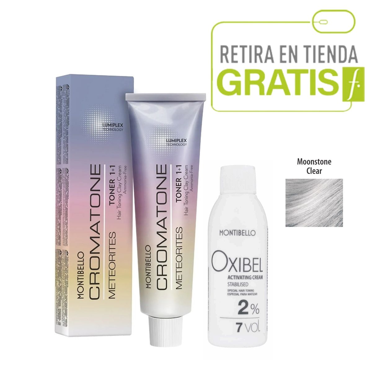 MONTIBELLO - Cromatone Meteorites Toner Moonstone Clear+  Oxidante