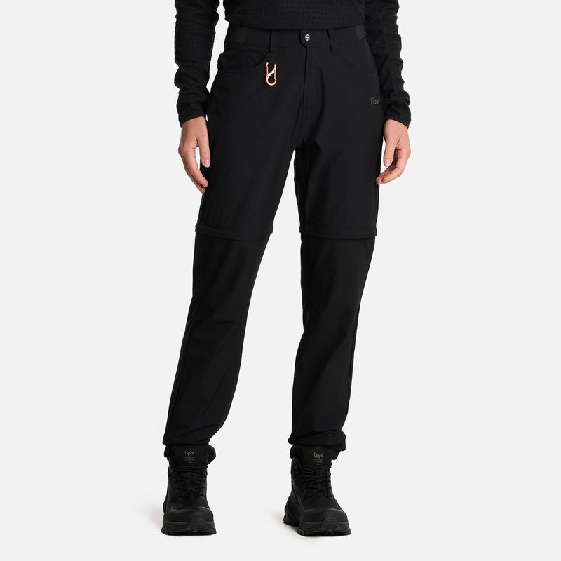 LIPPI - Pantalón Mujer Lennox Q-Dry Mix-2 Pants Negro Lippi