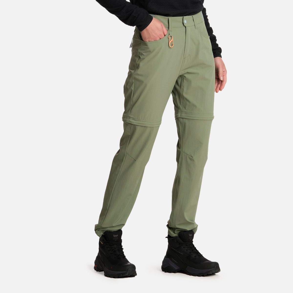 LIPPI - Pantalón Mujer Lennox Q-Dry Mix-2 Pants Jade Oscuro Lippi