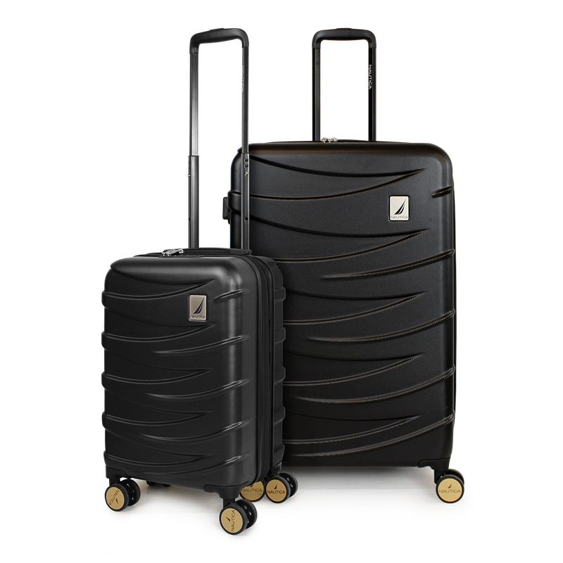 NAUTICA - Pack 2 maletas S+L Mónaco de 10 y 23kg negra Nautica