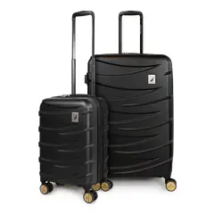 NAUTICA - Pack 2 maletas S+L Mónaco de 10 y 23kg negra