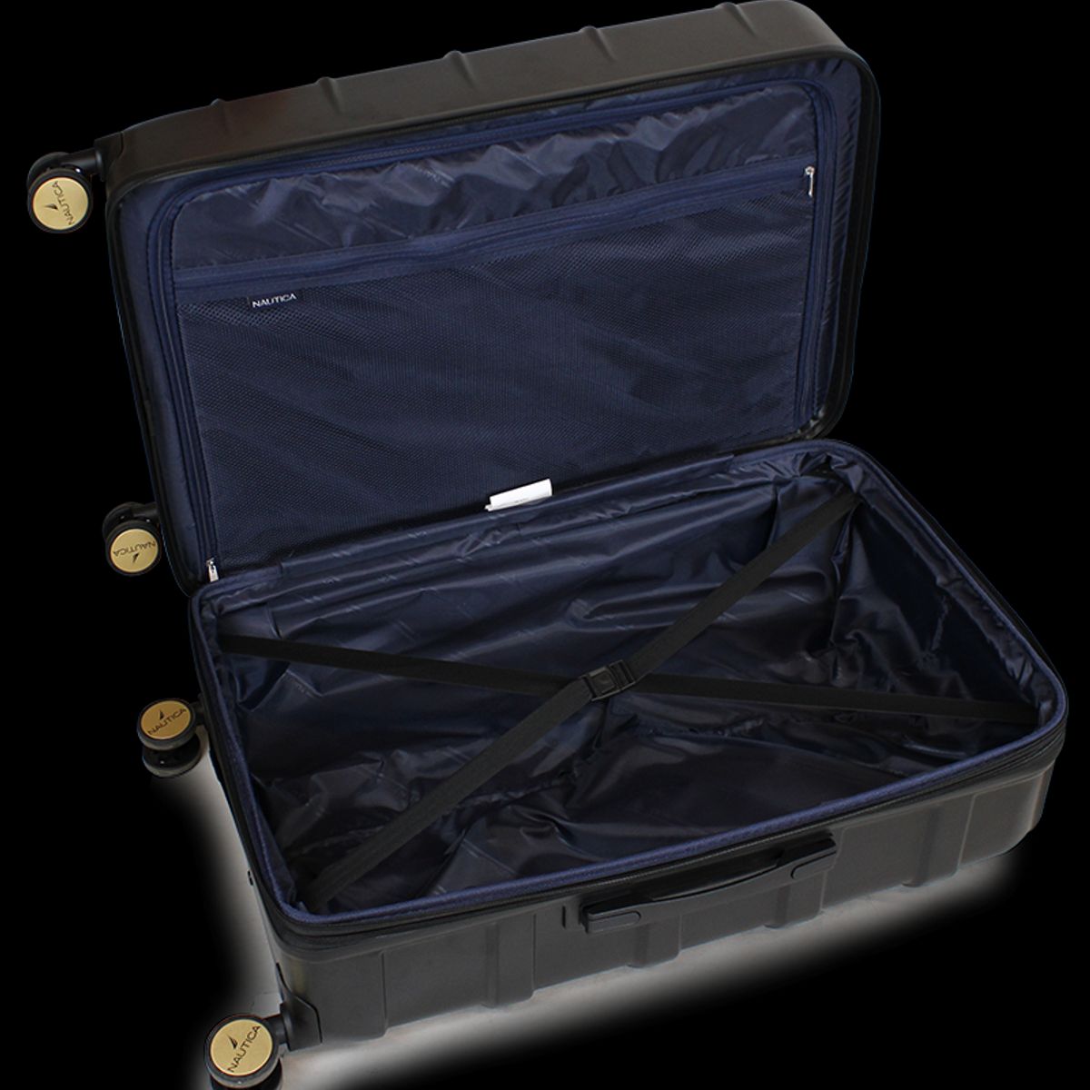 NAUTICA - Pack 2 maletas S+L Mónaco de 10 y 23kg negra Nautica