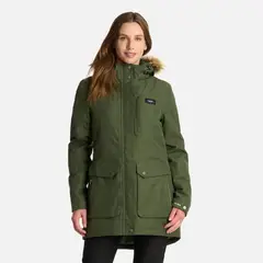 LIPPI - Chaqueta Mujer Roble B-Dry Hoody Jacket Melange Verde