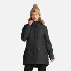 LIPPI - Chaqueta Mujer Roble B-Dry Hoody Jacket Melange Negro