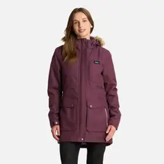 LIPPI - Chaqueta Mujer Roble B-Dry Hoody Jacket Melange Vino