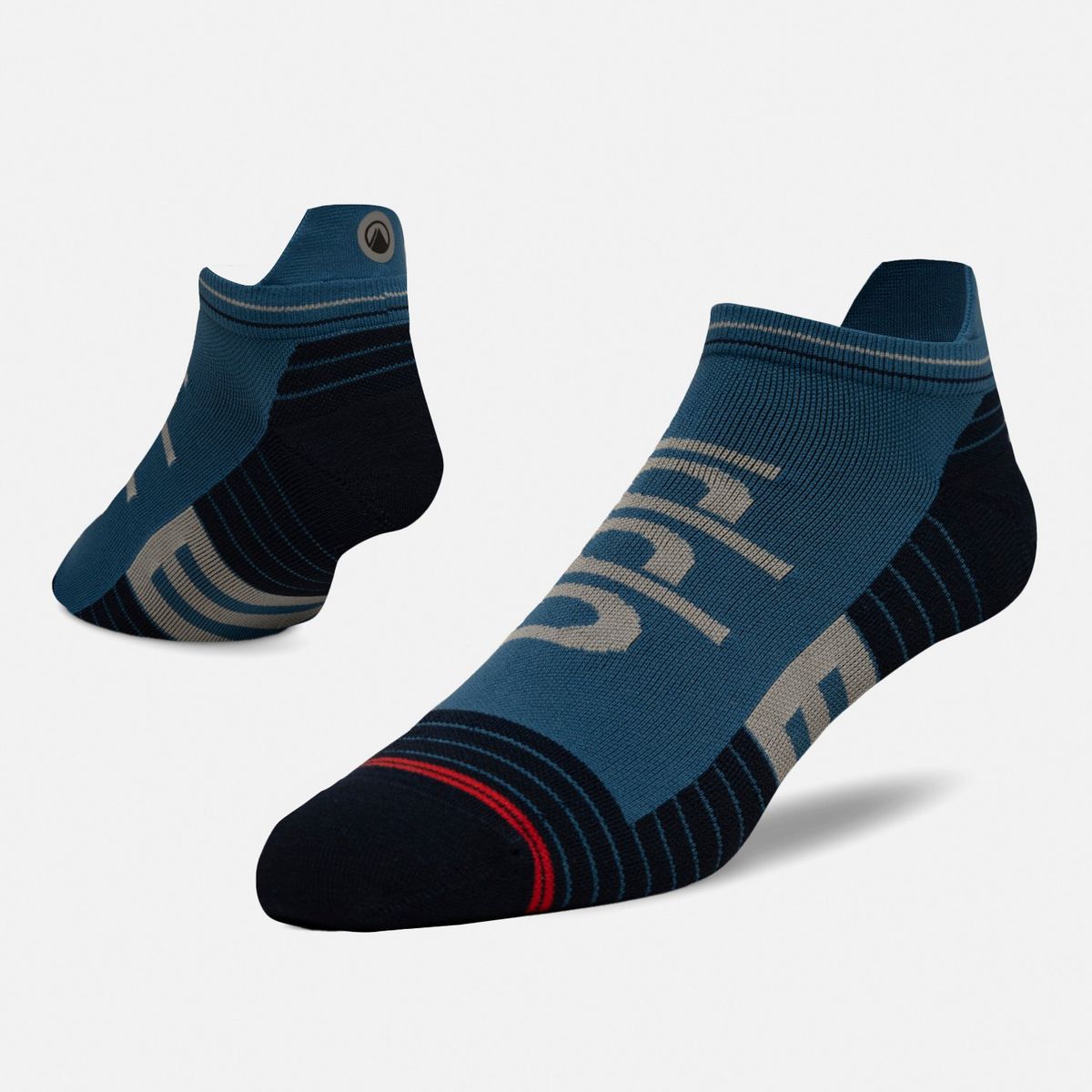 LIPPI - Calcetín Hombre Andes Run Socks Azul Marino Lippi