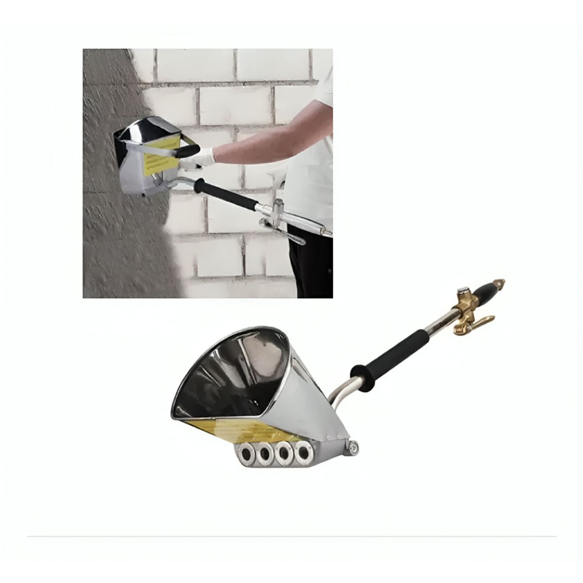 GENERICO - Pulverizador Cemento Mortero Tolva Estuco Rociar