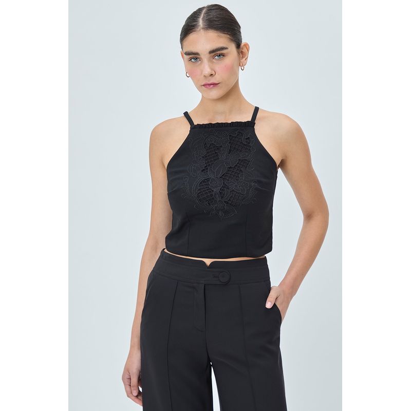 IO - Blusa Lisa Negro iO