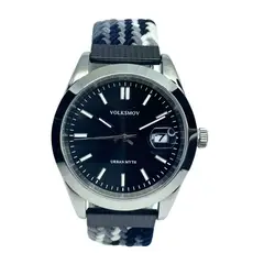 VOLKSMOV - RELOJ PULSERA MARCA MODELO URBAN MYTH STAINLESS STEEL - GRIS Brided