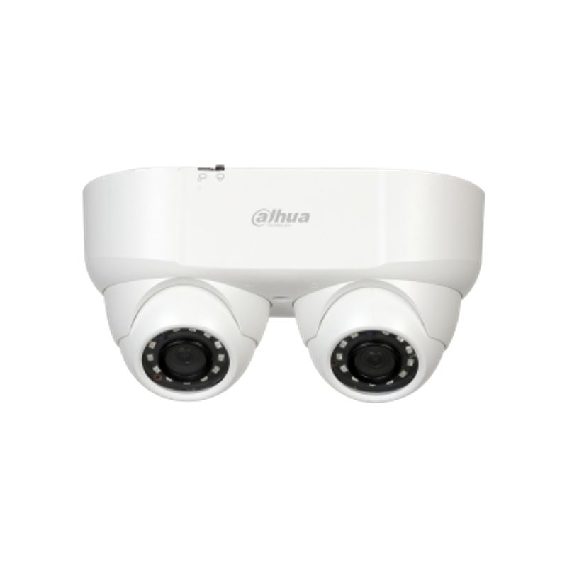 DAHUA - Cámara Domo HDCVI 2MP StarLight de doble lente con Smart IR de 30M Dahua