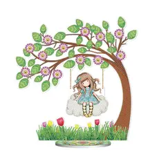 ARTE CONSENTIDO - Pintura con Diamantes Deco Niña Acrílico